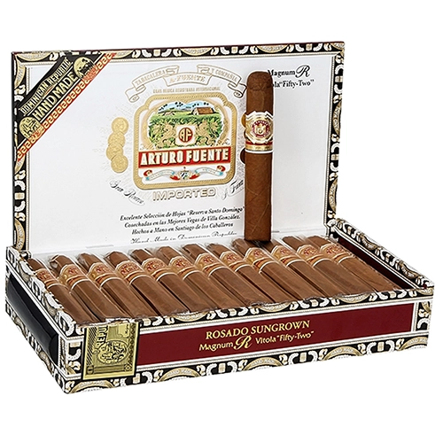 ARTURO FUENTE Magnum R Rosado SunGrown VITOLA 52 Robusto 5x52 - Imagen 2